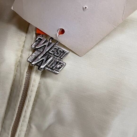 Vintage The Carolina Country Club Windbreaker Jacket Ladies Large Yellow 80s - Picture 8 of 12